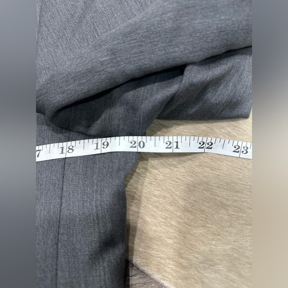 The Blk Tux 38R Tollegno 1900 Gray Suit Jacket Blazer 100% Merino Wool Italy - Picture 4 of 11